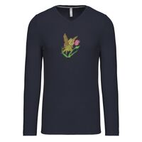 T-shirt col V manches longues de marque Kariban Vignette