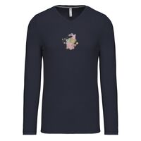 T-shirt col V manches longues de marque Kariban Vignette