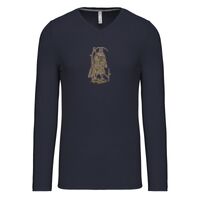 T-shirt col V manches longues de marque Kariban Vignette