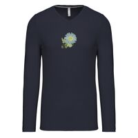 T-shirt col V manches longues de marque Kariban Vignette