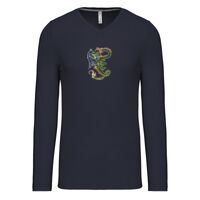 T-shirt col V manches longues de marque Kariban Vignette