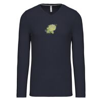 T-shirt col V manches longues de marque Kariban Vignette