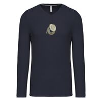 T-shirt col V manches longues de marque Kariban Vignette