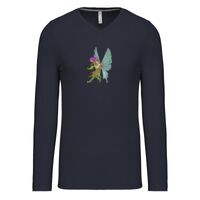 T-shirt col V manches longues de marque Kariban Vignette