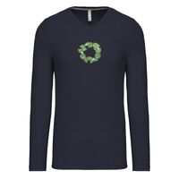 T-shirt col V manches longues de marque Kariban Vignette