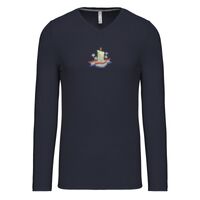 T-shirt col V manches longues de marque Kariban Vignette
