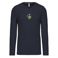 T-shirt col V manches longues de marque Kariban Vignette