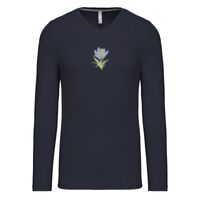 T-shirt col V manches longues de marque Kariban Vignette