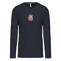 T-shirt col V manches longues de marque Kariban Vignette