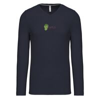 T-shirt col V manches longues de marque Kariban Vignette