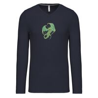T-shirt col V manches longues de marque Kariban Vignette