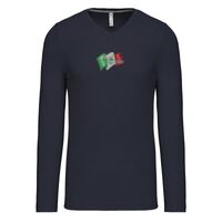 T-shirt col V manches longues de marque Kariban Vignette