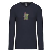 T-shirt col V manches longues de marque Kariban Vignette