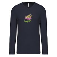 T-shirt col V manches longues de marque Kariban Vignette