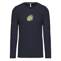T-shirt col V manches longues de marque Kariban Vignette
