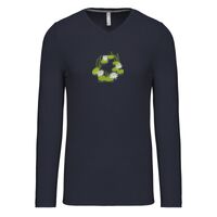 T-shirt col V manches longues de marque Kariban Vignette