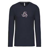 T-shirt col V manches longues de marque Kariban Vignette