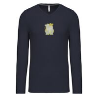 T-shirt col V manches longues de marque Kariban Vignette