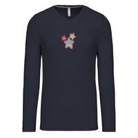 T-shirt col V manches longues de marque Kariban Vignette