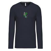 T-shirt col V manches longues de marque Kariban Vignette