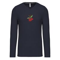 T-shirt col V manches longues de marque Kariban Vignette