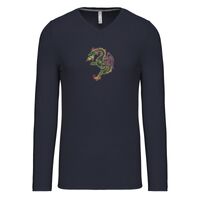 T-shirt col V manches longues de marque Kariban Vignette