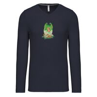 T-shirt col V manches longues de marque Kariban Vignette