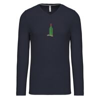 T-shirt col V manches longues de marque Kariban Vignette