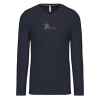 T-shirt col V manches longues de marque Kariban Vignette