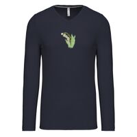 T-shirt col V manches longues de marque Kariban Vignette