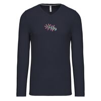 T-shirt col V manches longues de marque Kariban Vignette