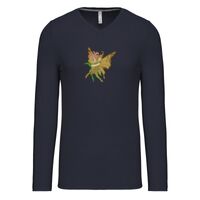 T-shirt col V manches longues de marque Kariban Vignette