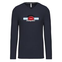 T-shirt col V manches longues de marque Kariban Vignette