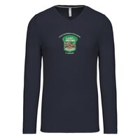 T-shirt col V manches longues de marque Kariban Vignette