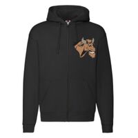 Sweat-shirt à capuche zippé Premium Vignette