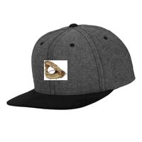 Chambray-suede snapback (6089CH) Vignette