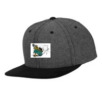 Chambray-suede snapback (6089CH) Vignette