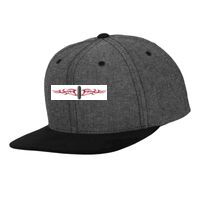 Chambray-suede snapback (6089CH) Vignette