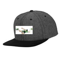 Chambray-suede snapback (6089CH) Vignette