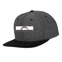 Chambray-suede snapback (6089CH) Vignette