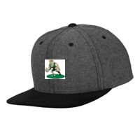 Chambray-suede snapback (6089CH) Vignette