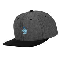 Chambray-suede snapback (6089CH) Vignette