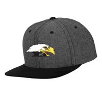 Chambray-suede snapback (6089CH) Vignette