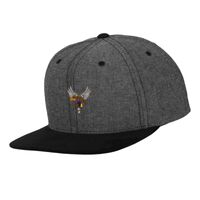Chambray-suede snapback (6089CH) Vignette