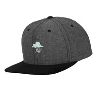 Chambray-suede snapback (6089CH) Vignette
