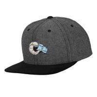 Chambray-suede snapback (6089CH) Vignette