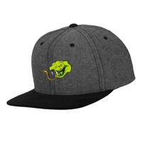 Chambray-suede snapback (6089CH) Vignette