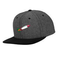 Chambray-suede snapback (6089CH) Vignette