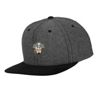 Chambray-suede snapback (6089CH) Vignette
