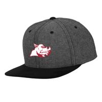Chambray-suede snapback (6089CH) Vignette
